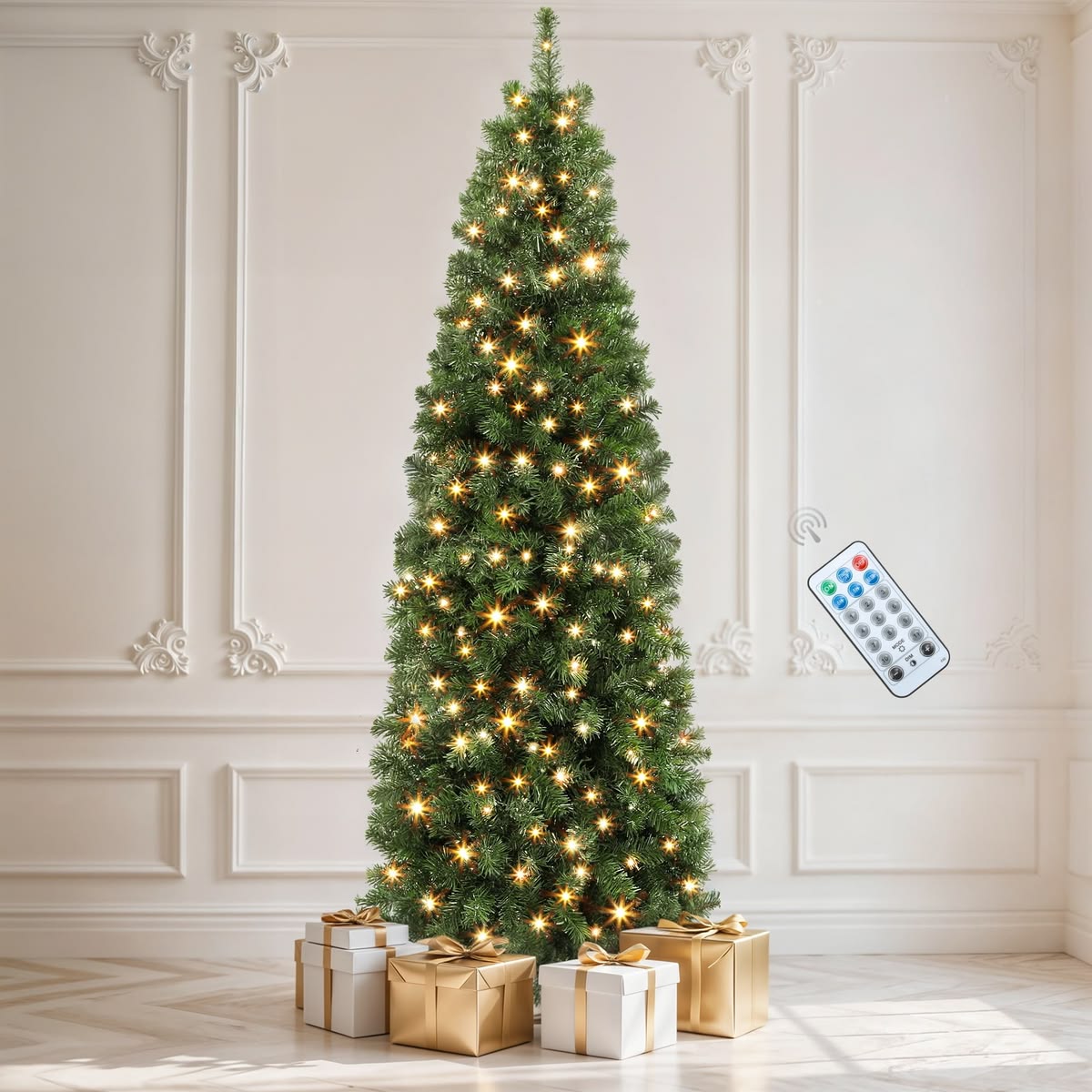 Slim Pencil Christmas Tree – Elegant Christmas Style for Small Spaces